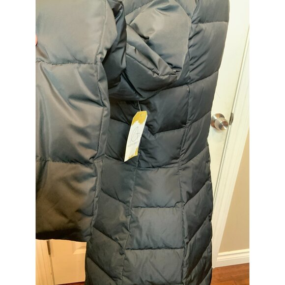 Armani Collezioni Long Black Quilted Down Puffer Coat, Size 12 | 48, NWT! $1,295 - Picture 7 of 12